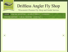 Tablet Screenshot of driftlessangler.com